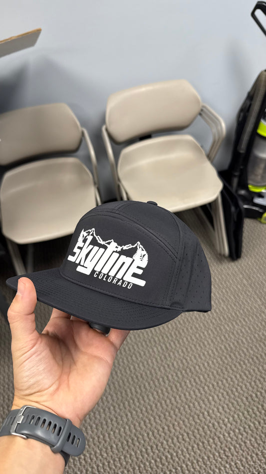 Richardson 7 Panel Cap, Skyline Logo with Mountains