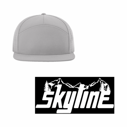 Richardson 7 Panel Cap, Skyline Logo with Mountains